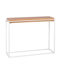 Consolas-CASA Blok Consola Branco, Natural