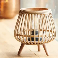 Candeeiros De Mesa-CASA Bloq Candeeiro E27 2 Pilhas Aa N O Incl Natural