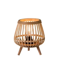 Candeeiros De Mesa-CASA Bloq Candeeiro E27 2 Pilhas Aa N O Incl Natural