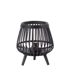 Candeeiros De Mesa-CASA Bloq Candeeiro Led E27 2 Pilhas Aa N O Incl Preto