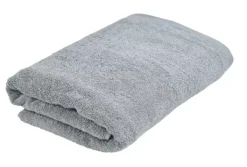 Lencois De Banho-CASA B-Lux Len Ol De Banho Prateado Cinzento