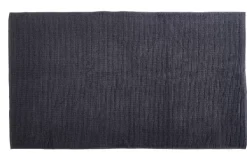 Tapetes De Banho-CASA B-Lux Tapete De Banho Cinzento Escuro Preto