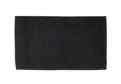 Tapetes De Banho-CASA B-Lux Tapete De Banho Cinzento Escuro Preto