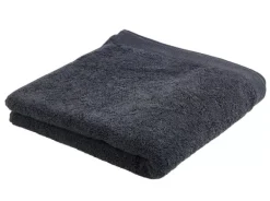 Toalhas-CASA B-Lux Toalha Cinzento Preto