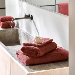 Toalhas H Spede-CASA B-Lux Toalha H Spede Vermelho