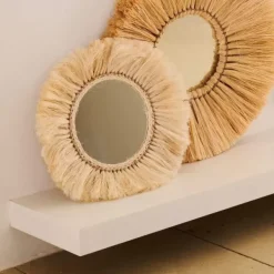 Espelhos-CASA Boho Espelho Natural
