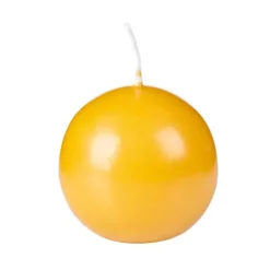 Velas-CASA Bola Vela Bola Amarelo