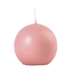 Velas-CASA Bola Vela Bola Rosa
