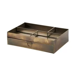 Porta-Cartas-CASA Brass Organizador De Secret Ria Bronze