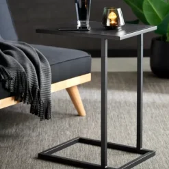Mesas De Apoio-CASA Britta Mesa Auxiliar Preto