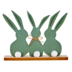 Figuras Deco-CASA Bunnies Decora O Em P Natural