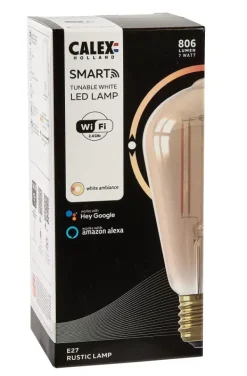 Lâmpadas Led-CASA Calex Smart Candeeiro Led E27 1800-3000K