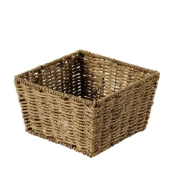 Cestos De Arrumação-CASA Cali Seagrass Cesto Natural