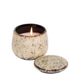 Velas-CASA Ceramic Vela Em Pote Azul