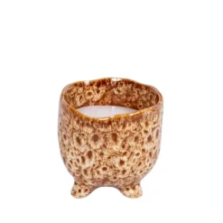 Velas-CASA Ceramic Vela Em Pote Castanho