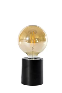 Candeeiros De Mesa-CASA Cilinder Candeeiro De Mesa Preto