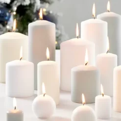 Velas-CASA Cilindro Vela Cil Ndrica Branco