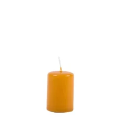 Velas-CASA Cilindro Vela Cil Ndrica Cor-De-Laranja