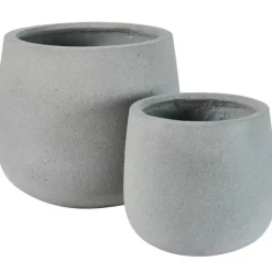 Vasos-CASA Como Vaso De Jardim Cinzento