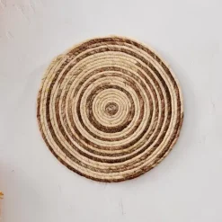 Individuais-CASA Corn Individual Castanho, Natural