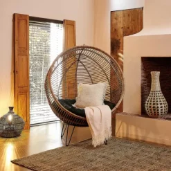 Poltronas-CASA Cozie Cadeira Lounge Natural