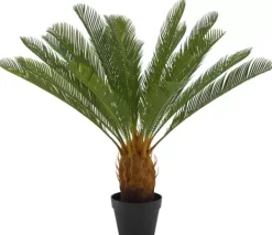 Plantas Artificiais-CASA Cycas Palmeira Verde