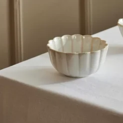 Tigelas-CASA Dahlia Tigela Branco