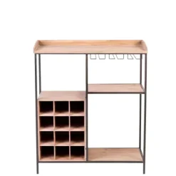 Estantes De Parede-CASA Damian Estante De Parede Preto