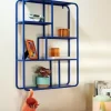 Estantes De Parede-CASA Dax Estante Para Pendurar Azul