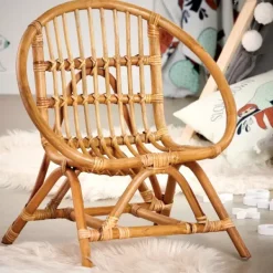 Móveis Para Criancas-CASA Dora Cadeira Para Crian As Natural