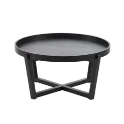 Mesas De Centro-CASA Draco Mesa De Centro Preto