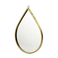 Espelhos-CASA Drop Espelho Dourado