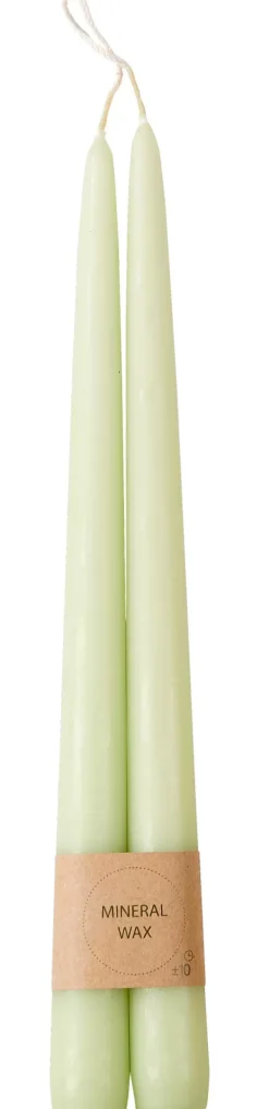 Velas-CASA Duo Velas Conjunto De 2 Verde