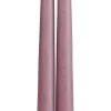 Velas-CASA Duo Velas Conjunto De 2 Roxo