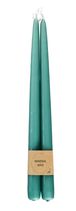 Velas-CASA Duo Velas Conjunto De 2 Menta Turquesa