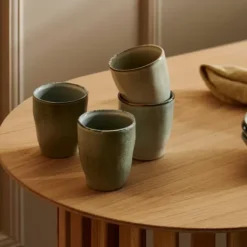 Canecas-CASA Earth Lagoon Caneca Claro Verde