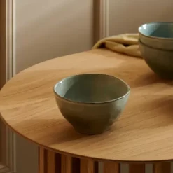 Tigelas-CASA Earth Lagoon Tigela Claro Verde