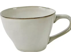 Canecas-CASA Earth Marl Caneca Jumbo Creme Bege