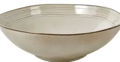 Tigelas-CASA Earth Marl Tigela Creme Bege