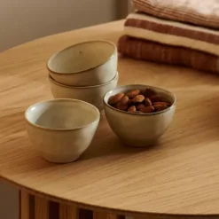 Tigelas-CASA Earth Marl Tigela Creme Bege