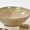 Tigelas-CASA Earth Sand Tigela Claro Castanho