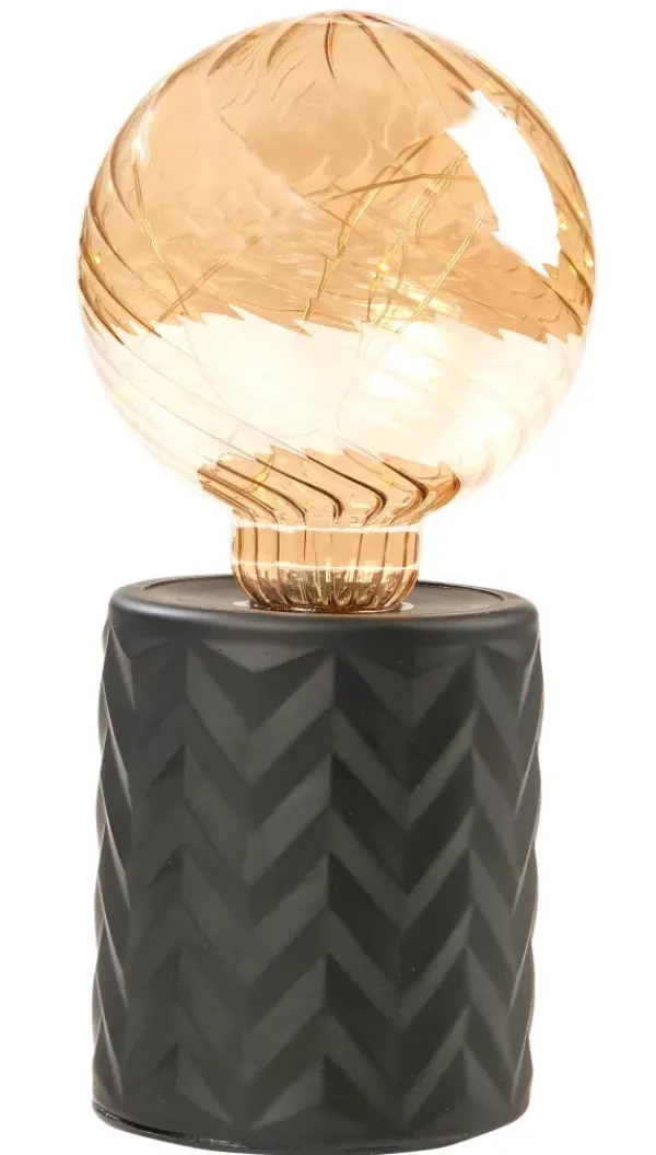 Candeeiros De Mesa-CASA Eden Candeeiro Decorativo Preto