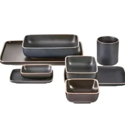 Tigelas-CASA Elements Tigela Preto