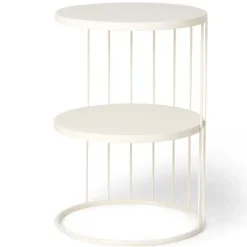 Mesas De Apoio-CASA Elmer Mesa Auxiliar Areia