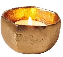Suportes Para Velas Para Lamparinas-CASA Erba Porta-Velas Para Lamparinas Dourado