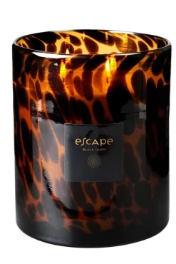 Velas-CASA Escape Black Oudh Vela Perfumada Em Copo Preto, Castanho, Ocre Multicolor