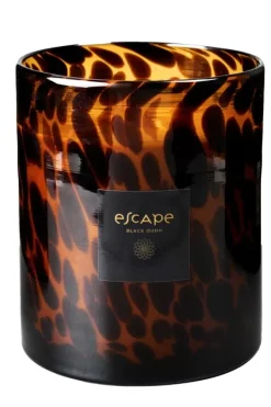 Velas-CASA Escape Black Oudh Vela Perfumada Em Copo Preto, Castanho, Ocre Multicolor