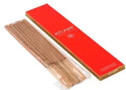 Produtos Perfumados-CASA Escape Japanese Ceremony Incenso 30 Paus Vermelho