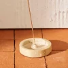 Produtos Perfumados-CASA Escape Porta-Incenso Porta-Incenso Travertin Bege