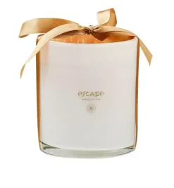Velas-CASA Escape World Goa Vela Perfumada Em Copo Branco, Rosa Antiga